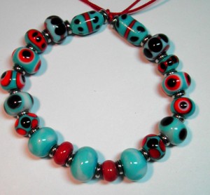 Second beads turq coral set - sm pic