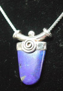 lapis pendant